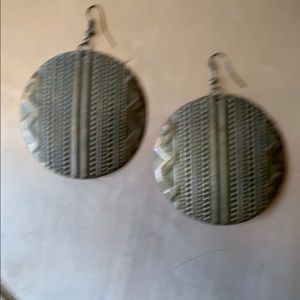 Textured Metal Earings